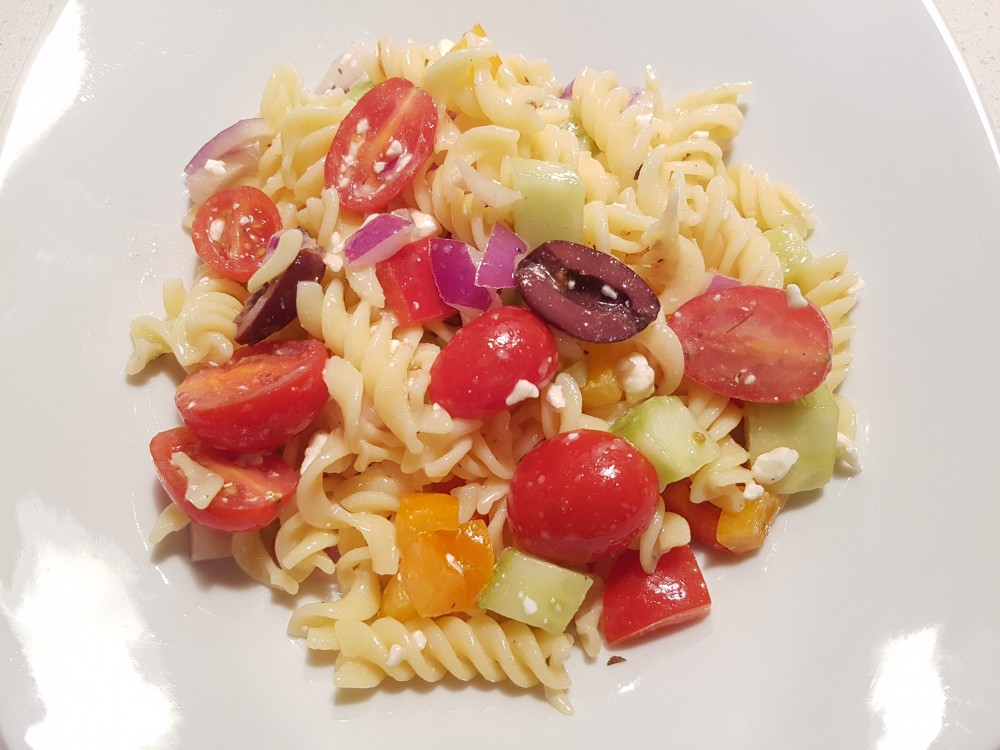 You are currently viewing Greek Pasta Salad